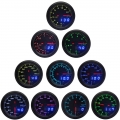 2" 52mm 7 Colors LED Dual Display Boost/Water/Oil temp/Oil pressure/Volt/Air fuel Ratio/EGT/Tachometer Car Gauge +Gauge Pod