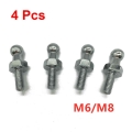 4Pcs 10mm M8/M6 Universal Boot Bonnet Gas Strut End Fitting Connector Ball Pin Joint Valve Spring Screw|Strut Bars| - Officema