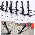 Motorcycle Kickstand Sided Parking Stands Feet Support Bracket 14 16 18 20 22 24cm Universal For Yamaha YBR125 Scooter E Bikes|S