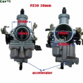 PZ30 30mm Carburetor Accelerating Pump Racing 175cc 200cc 250cc Carburador For Keihin ABM IRBIS TTR 250 Used For Honda CG125|Car