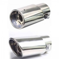 1 pc Chrome Trim Modified Car Liner Pipe Stainless Steel Car Exhaust Muffler Tip Pipe Exhaust System|Mufflers| - ebikpro