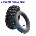 255x80 Snow Tire 10 Inch Wear Resistant Winter Off road Outer Tire for Kugoo M4 Pro ZERO 10X Kaabo Mantis 10x3 Tyre