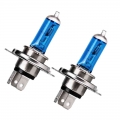 Fishberg 2pcs Car Halogen Xenon Light Bulb High Low Beam H4 12v 60/55w P43t 9003 Super Xenon White 6000k Headlight Lamp - Car He