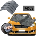 4PCS Car Scratch repair cloth Nano Sparkle Cloth Scratch Eraser Auto Vehicle Surface Scratch Remover Cloth Multi Purpose|Sponge