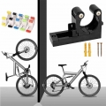 2021 New Adjustable Bicycle Parking Buckle For Road/Mountain Bike Cycling Wall Mount Hook Portable Wall Rack Tire Width 34 67mm|