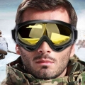 Outdoor Anti-uv And Dust-proof Glasses For Ski Riding, Super Anti-fog Adjustable Headband, Unidirectional Ventilation Airflow -