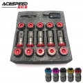 Concealed Heptagon Formula Steel Wheels Lock Lug Nuts M12X1.5/M12x1.25 20PCS Acorn Rim Close|Nuts & Bolts| - ebikpro.