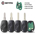 Keyyou Remote Car Key For Renault Megan Modus Clio Modus Kangoo Logan Sandero Duster 433mhz Pcf7946/pcf7949 Chip Vac102/va2/ne73