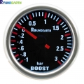 Round Earth 52mm Auto Car White Backllight Turbo Turbin Mechanical Boost Gauge Clocks Pressure -1~3 Bar Meter - Bo