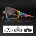 Kapvoe Photochromic Cycling Sunglasses Men Women Sport Road Mtb Mountain Bike Bicycle Glasses Cycling Glasses Eyewear Goggle|Cyc