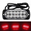 Universal 12LED Off Road Car Trailer Trucks Safety Urgent Working Fog Red Light Lamp 12V~24V 36W Super Bright LED Light|Truck Li