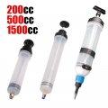 Car Oil Extractor Pump Auto Manual Fluid Extractor And Filler Oil Change Syringe Bottle Transfer Automotive Oil Changer 200cc -