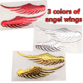 3 Colors Hot Car styling Car sticker of PVC Soft 3D Waterproof angel Fairy wings Auto Truck Logo Emblem Badge Decal Decoration