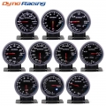 Dynoracing 2.5'' 60mm White /amber Lights Oil Pressure Water Temp Oil Temp Voltage Turbo Boost Exhaust Gas Temp Gauge Ca