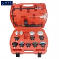 14pcs/set Radiator Pressure Compression Tester Car Repair Water Tank Accurate Easy To Use Cooling System Leak Detector - Engine