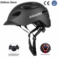 Exclusky Adults Urban LED Light Bike Helmets For Cyling Bicycle Roller Skating Size M And L|Bicycle Helmet| - Ebikpro.com