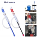 Electric Oil Pump Siphon Liquid Transfer Pump Handheld Pump Battery Operated Water Gas Tools Petrol Fuel Portable Car Siphon|Oil