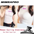 2021 MIMRAPRO Tem Bike Cool Mesh Superlight Underwear Vest Base Layers Bicycle Sleeveless Shirt Highly Breathbale Cycling Jersey