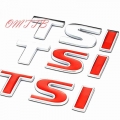 TSI ABS Car Emblem Badge car Sticker For Volkswagen VW Polo Golf 6 Passat B5 B6 Touran Bora Tiguan Jetta CC car styling