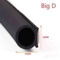 2 8M Rubber Door Seal Strip Big D Type Car Door Seal Strip Universal Noise Insulation Epdm Car Rubber Waterproof Seals For Auto|