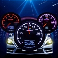 62mm 7 Color in 1 Racing Gauge GReddi Multi D/A LCD Digital Display Turbo Boost Gauge Car Gauge 2.5 Inch|Volt Meters| - Office