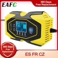 Eafc 12v/24v Car Lithium Battery Charge Lead Acid Battery Charger Full Automatic Charge For Car Suv Truck - Batteries & Acce