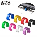 Muqzi 10pcs Bicycle Brake Cable/derailleur Line Buckle Tubing Cable C-clip Aluminum Alloy Fixed Clamp Clips Mtb Road Bike - Bicy