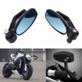 1Pair Motorcycle 7/8" Handle Bar End Rearview Side Mirrors Fit for Honda for KTM Hot|Electric Bicycle Accessories| - Offi