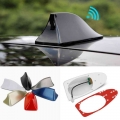 Universal Car Shark Fin Antenna Car Radio Aerials Fm/am Signal Protective Aerial Car Styling Car Roof Decoration Sticker Base -