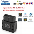 Vgate Vlinker Mc+ Elm327 V2.2 Bluetooth-compatible 4.0 Wifi Car Scanner Obd2 Auto Diagnostic Tool Obd 2 Scan Pk Elm 327 V 1 5 -