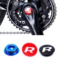 Risk Aluminium Mountain Bicycle Crank Cap With Waterproof Washer Road Bike Crank Arm Set Cap Bottom Bracket Fixing Screw Cover -