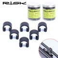 30pcs Risk Rc105 Bike Bicycle Plastic C-type Shift Brake Cable Buckle Organizer U Shaped Snap Clamp Hydraulic Hose Frame Clip -