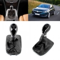 5/6 Speed Gear Shift And PU Leather Boot For OPEL Insignia 2003 2004 2005 2006 2007 2008 2009 2010 2011 2012 2013 2014 2015 2017