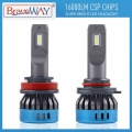 Braveway Auto Lamps Led Chip H1 H4 H7 H8 H11 9005 Hb3 9006 Hb4 Car Led Headlight Bulb Fog Light 16000lm 6500k 50w Conversion Kit