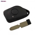 PREISEI 1 Buttons Car Remote Key Shells Case For Peugeot 406 Key Replacements Fobs No LOGO With Battery Clip|case for|case repla