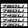 Black 730d 735d 740d 745d 750d 760d 730i 735i 740i 745i 750i 760i 730li 740li 750ld Car Trunk Nameplate Emblem Badge For Bmw 7