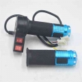 24V 36V 48V 60V 72V Electric Bicycle Thumb Throttle with Handle Grips on/off switch finger throttle twist throttle|Electric Bicy