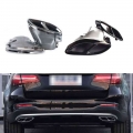 1Pair Car Exhaust Tips Muffler Pipe Accessories Fit for Mercedes Benz W212 W213 W205 X205 Stainless Steel|Exhaust Headers| - O