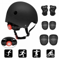 7Pcs/ Set Children Knee/Elbow Pads protective Helmet gears for skateboard Bicycle Ice Inline Roller Skate Protector Scooter|Bic