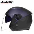 Helmet Motorcycle Open Face Capacete Para Motocicleta Cascos Para Moto Racing Jiekai Motorcycle Vintage Helmets With Dual Lens -