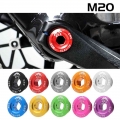 Crank Cover Screw Cap M20 MTB Crankset Crank Cover Aluminum BMX Road Bike Fitting 10 Colors|mtb crankset|crank covercrankset cra