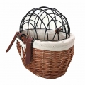 Cat Dog Bicycle Storage Basket Handwoven Pet Seat Front Handlebars Carrier|Bicycle Bags & Panniers| - Ebikpro.com