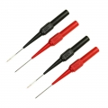 4 Pcs 30v Diagnostic Tools Multimeter Test Lead Extention Back Piercing Needle Tip Probes Autotools Automotive Auto Kit Machine