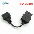 1pcs For KIA Sportage Diagnostic Cable 20 pin to 16pin Car Diagnostics Adapter 20 pin for KIA 20pin OBD2 Car Connector|Electrica