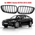 Gloss Black Front Bumper Kidney Grill Grilles for BMW 3 Series GT F34 2013 2020 320i 328i 335i XDrive Double Line M style|Racing