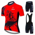 New Summer Cycling Jersey Set STRAVA 7 Colors Men MTB Bicycle Cycling Clothing Suit Breathable Racing Bike Bib Jersey Set 2021|