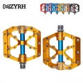 Mzyrh X12s 3 Bearings Bicycle Pedals Ultralight Anti-slip Cnc Bmx Mtb Road Bike Pedal Cycling Sealed Bearing Bike Pedals - Bicyc