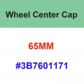 20pcs 65mm Car Wheel Center Hub Caps Black Silver Badge Rims Cap Cover Logo For 3b7601171 Auto Accessories - Wheel Center Caps -