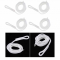 4x Double Braided Nylon Fender Lines Dockline for Marine Boats Docking (White, L: 5 ft. D: 1/4 inch)|Boat Anchor| - Officemati