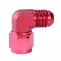 AN 3/4/6/8/10/12 90 Degree Female To Male Flare Swivel Reducer Fitting Adapter Red Oil Hose End Barb Nipple Fitting Adaptor|hose